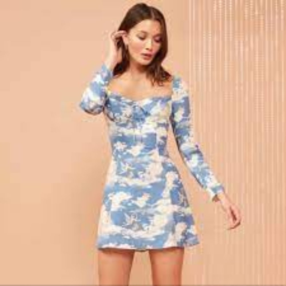 MAJOR ISO! Reformation Sydney Cielo Dress size 14